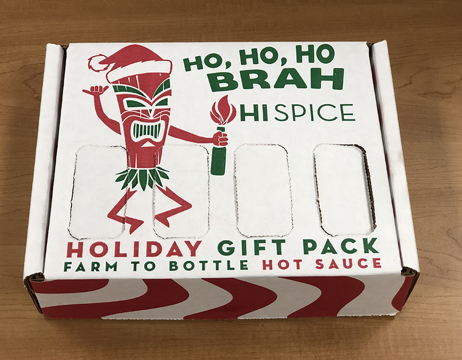 HI Spice Holiday Shipping Boxes Designed by Aloha Growers