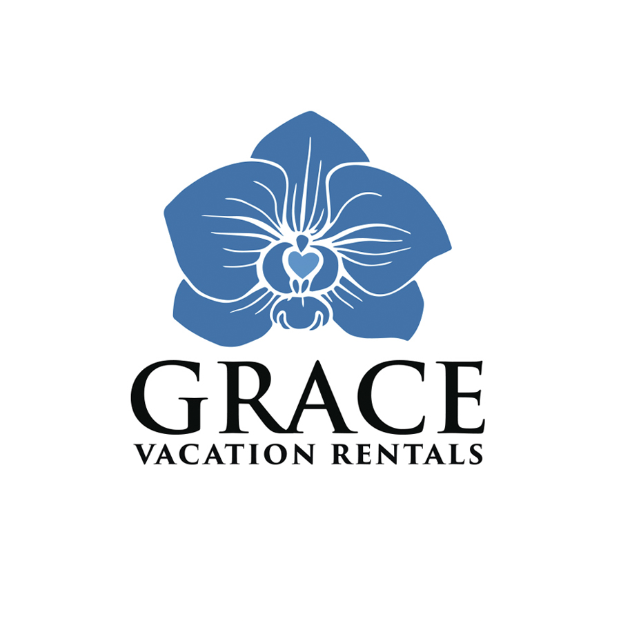 Grace Vacation Rentals Logo Design by Aloha Growers