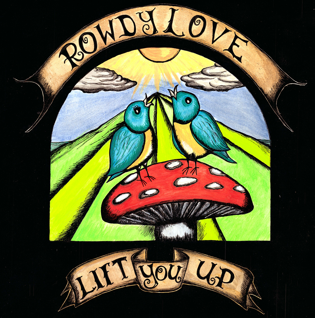 Rowdy Love, Lift You Up art by Aaron Jernigan