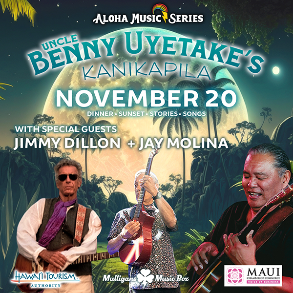 Uncle Benny Uyetake’s Kanikapila with Jimmy Dillon and Jay Molina