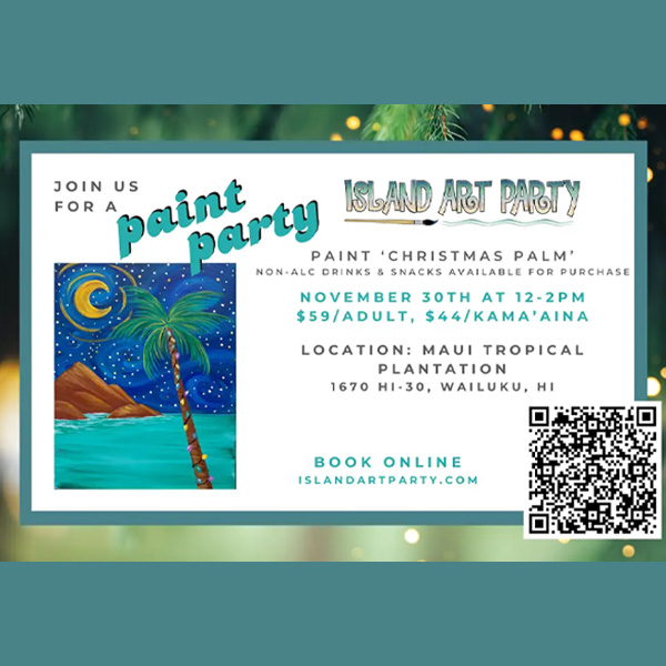 Christmas Paint Party with Island Art Party