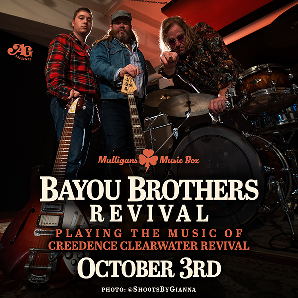 Bayou Brothers Revival tribute to Creedence Clearwater Revival. 