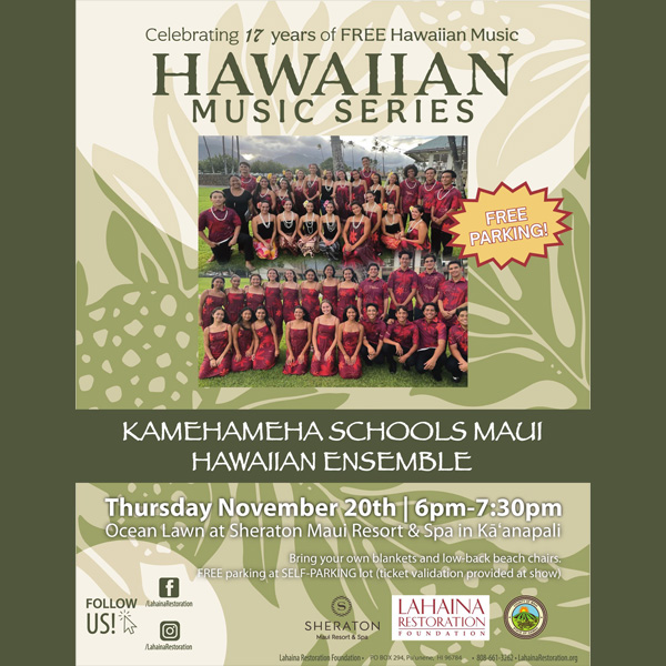 Hawaiian Music Series November 20 2025