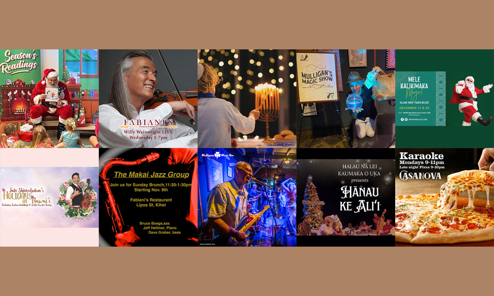 Maui's Top 10 Things To This Week