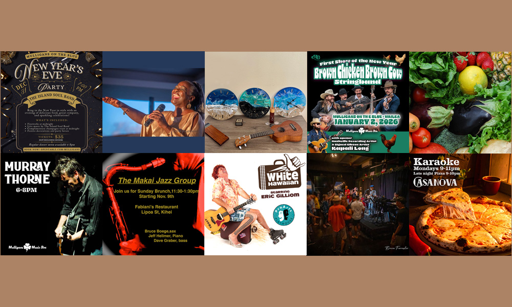 Maui’s Top 10 Things To Do Dec 30, 2025 – Jan 6, 2026