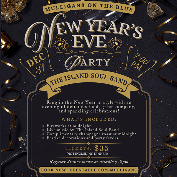 New Year's Eve Party - Mulligans On The Blue