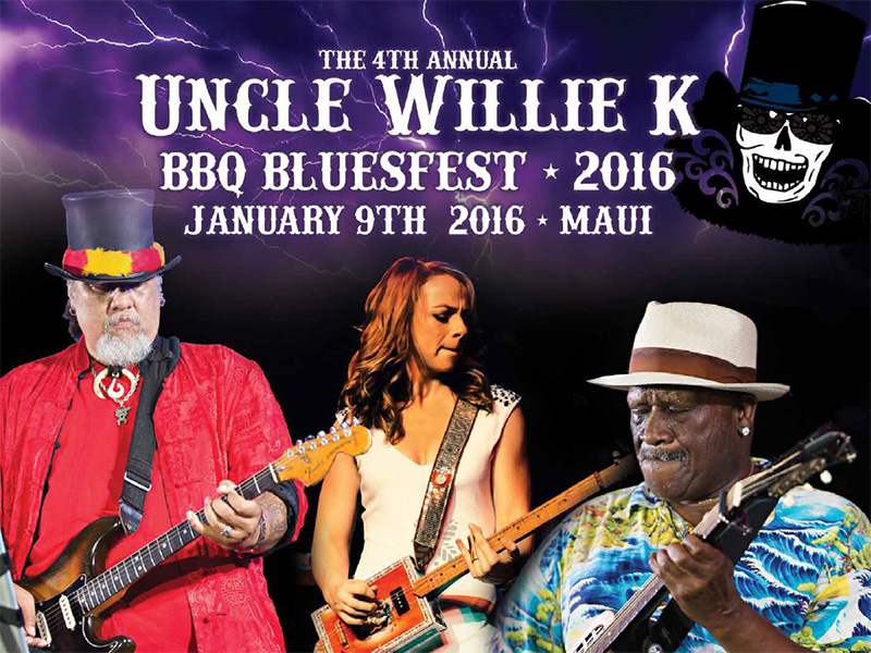 Willie K's Bluesfest Deck 2016