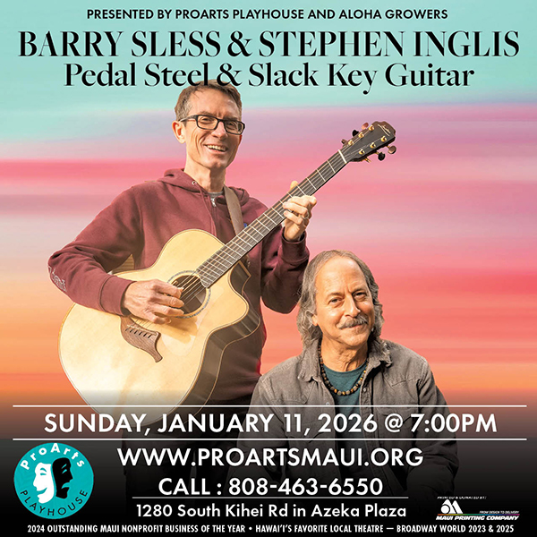 Barry Sless and Stephen Inglis – Pedal Steel and Slack Key Guitar