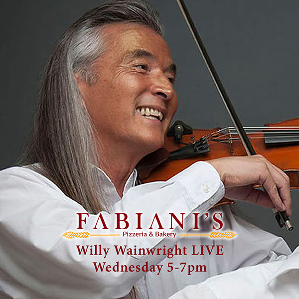 Violinist, Willy Wainwright LIVE at Fabiani's Pizzeria & Bakery