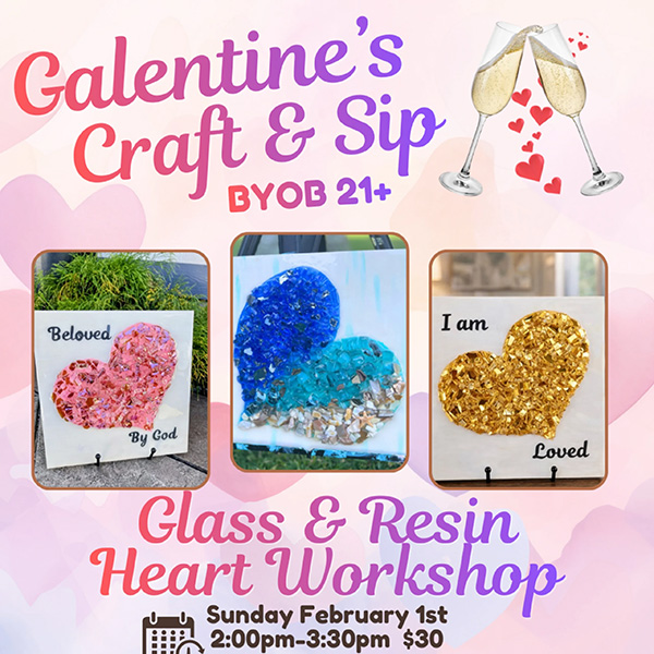 Galentine’s Craft & Sip