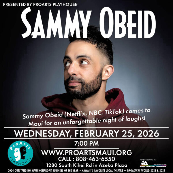 Sammy Obeid LIVE at ProArts Playhouse