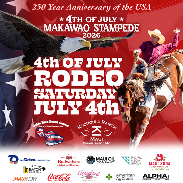 4th of July Makawao Stampede 2026 First Night Rodeo Performance