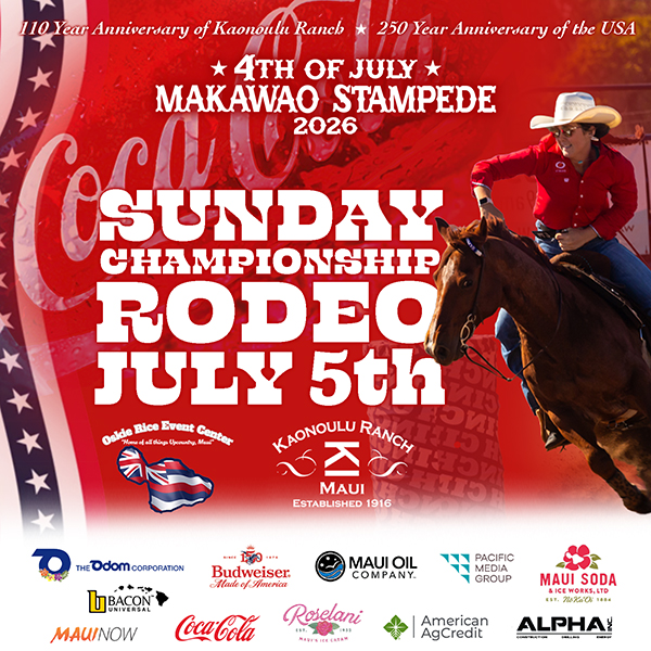 4th of July Makawao Stampede 2026 Championship Performance